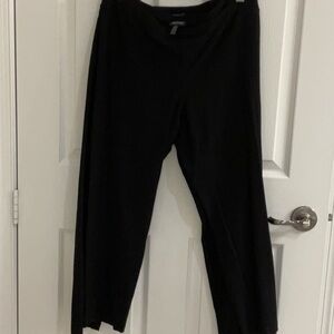 TWO pairs of Eileen Fisher pants for the price of one! Washable black crepe.